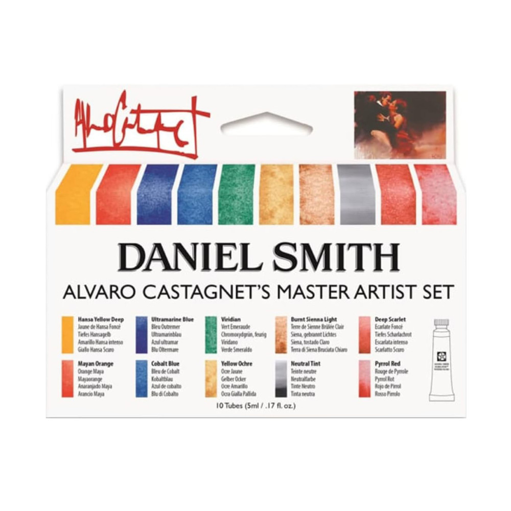 Extra Fine Watercolor paints Alvaro Castagnet's set - Daniel Smith - 10 x 5 ml