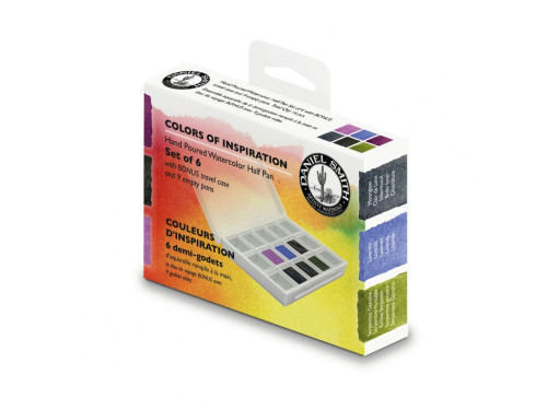 Set of Extra Fine Watercolor half pans paints Colours of Inspiration - Daniel Smith - 6 pcs.