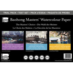 Master's watercolour paper pad 28 x 38 cm - Clairefontaine - 300 g, 9 sheets