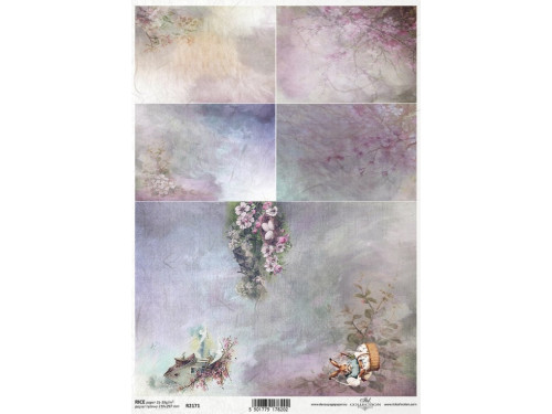 Decoupage paper A4 - ITD Collection - rice, R2171