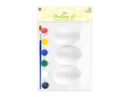 Decoration painting set Easter Eggs - 5 x 8 cm, 3 pcs.