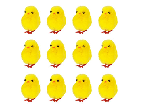 Easter chicks - 3 cm, 12 pcs.