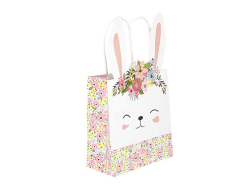 Easter bunny paper gift bag - 22,5 x 13 x 6 cm