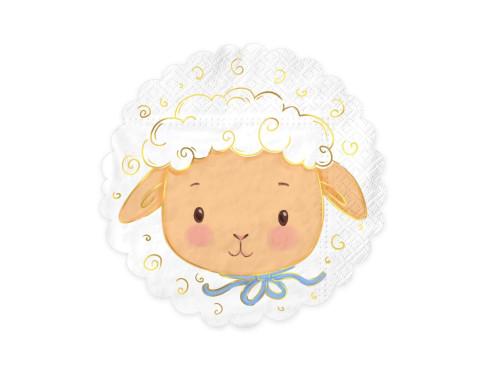 Lamb Easter napkins - 10 pcs.