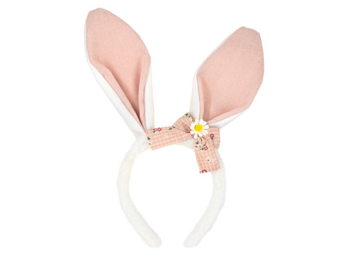 Easter headband Bunny Ears - white, 14 x 32 cm