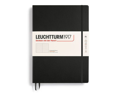 Notebook Master A4+ - Leuchtturm1917- dotted, black, 100 g/m2