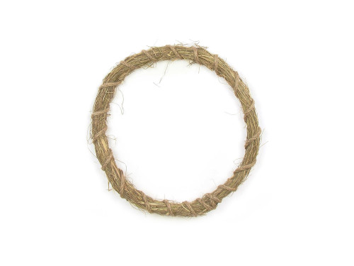Hay wreath - brown, 32 cm