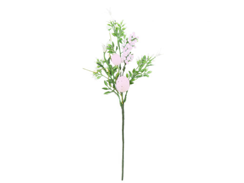 Easter branch with eggs - pink, 37 cm