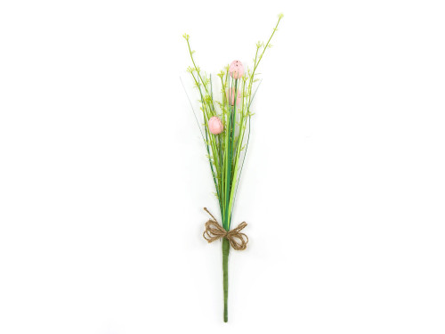 Easter branch with eggs - pink, 40 cm