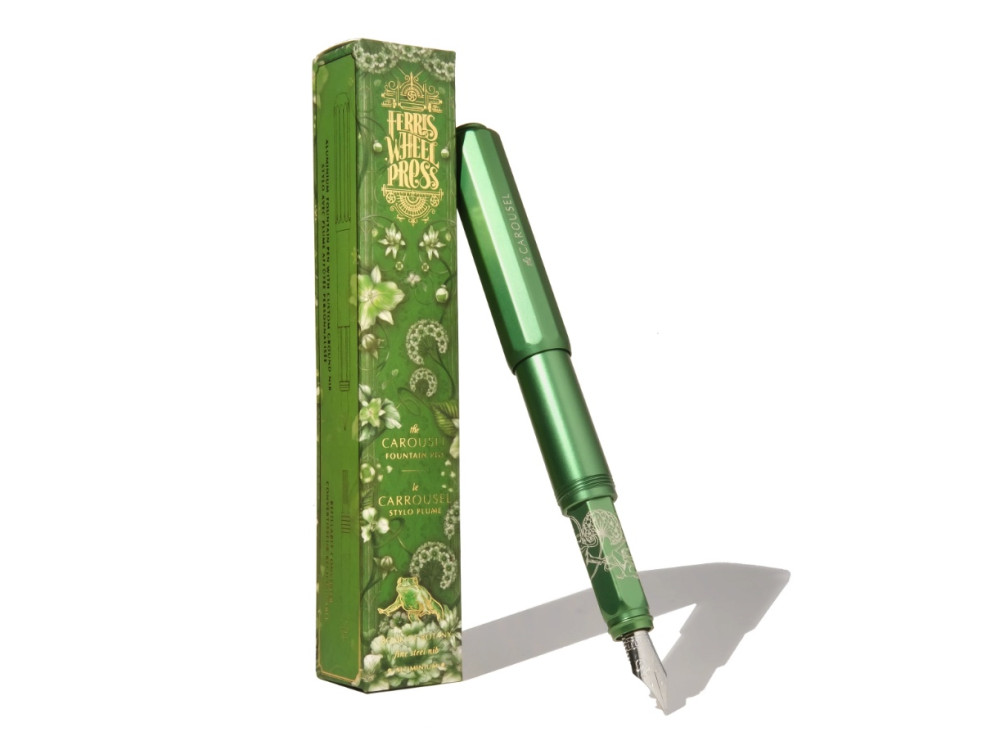 Aluminium Carousel Fountain Pen - Ferris Wheel Press - Book of Botany, M