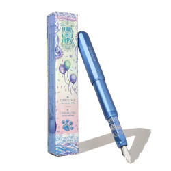 Aluminium Carousel Limited Edition Fountain Pen - Ferris Wheel Press - Blue Revelry, F