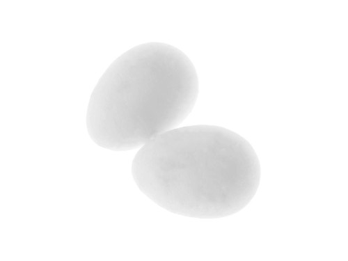 Easter eggs - white, 5,5 cm, 6 szt.