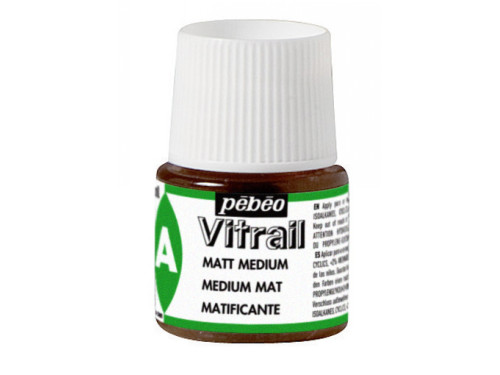 Matt Medium for Vitrail paints - Pébéo - 45 ml