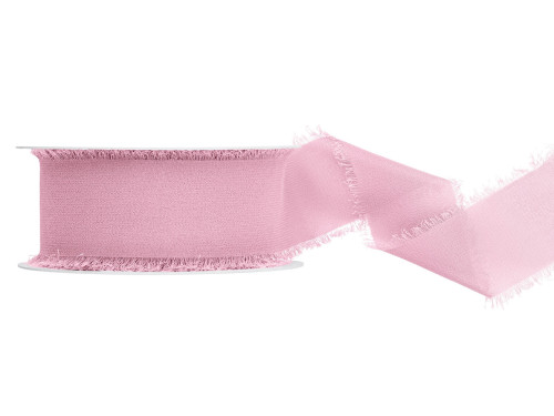 Chiffon ribbon - lilac, 4 cm x 10 m