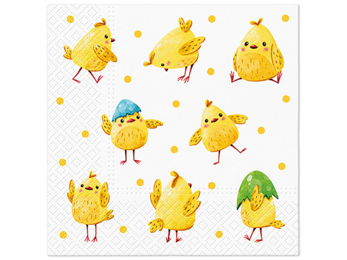 Serwetki ozdobne - Paw - Crazy Chickens, 20 szt.