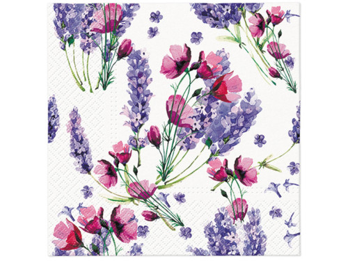 Serwetki ozdobne - Paw - Fragrant Lavender, 20 szt.