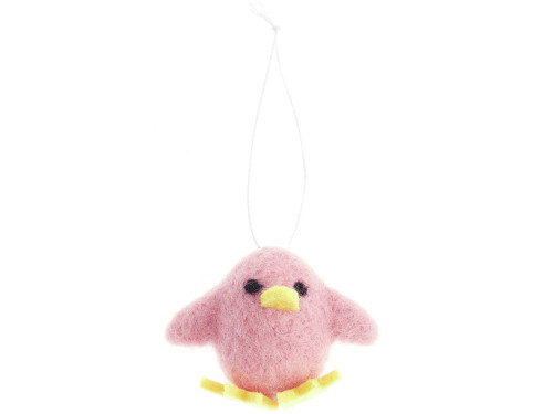 Pendant Chick - pink, 4,5 x 5,5 x 2,7 cm