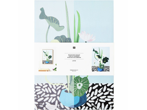 Set for painting by numbers - Rico Design - Lotus