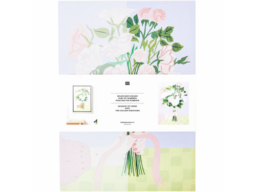 Zestaw do malowania po numerach - Rico Design - Roses Bouquet