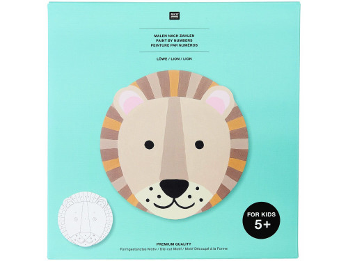 Zestaw do malowania po numerach - Rico Design - Lion