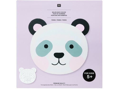 Set for painting by numbers - Rico Design - Panda