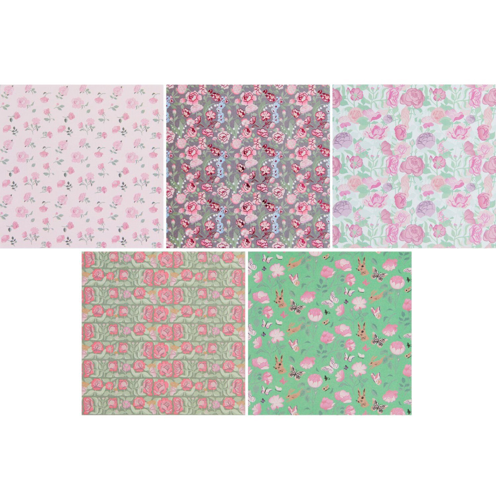 Origami paper Rose - Paper Poetry - 15 x 15 cm, 50 sheets