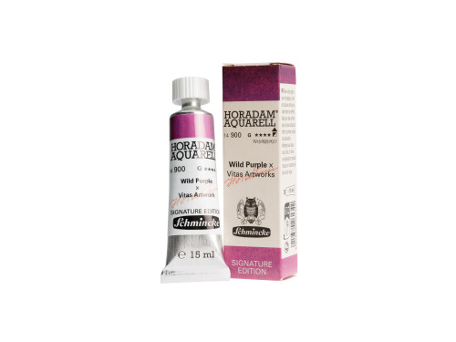 Farba akwarelowa Horadam Aquarell - Schmincke - 900, Wild Purple x Vitas Artworks, 15 ml