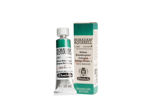 Horadam Aquarell watercolor paint - Schmincke - 901, Cologne Bridge Green, 15 ml
