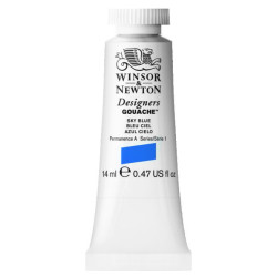 Farba gwasz Designers Gouache - Winsor & Newton - Sky Blue, 14 ml