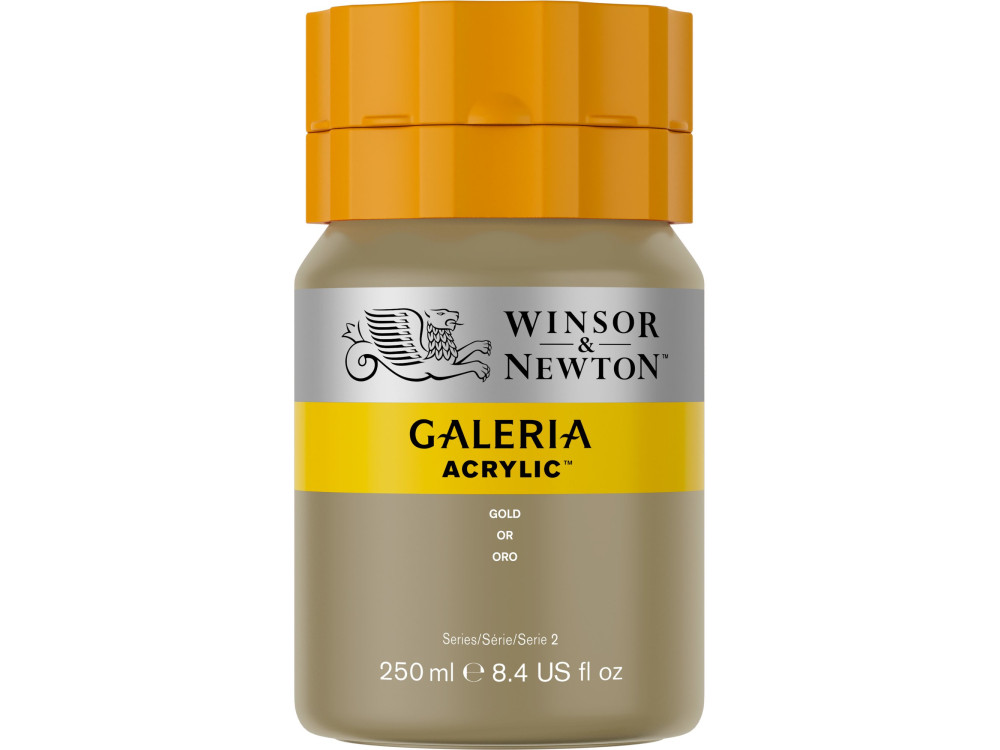 Acrylic paint Galeria - Winsor & Newton - 283, Gold, 250 ml