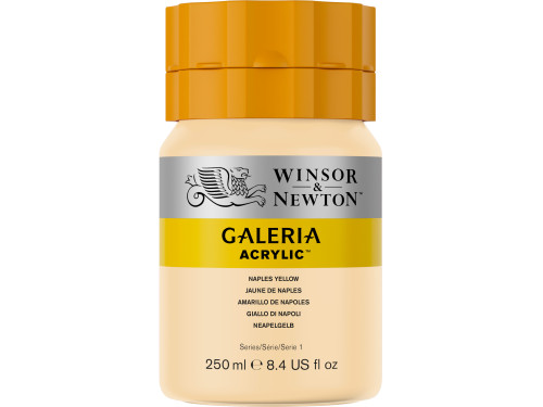 Acrylic paint Galeria - Winsor & Newton - 422, Naples Yellow, 250 ml
