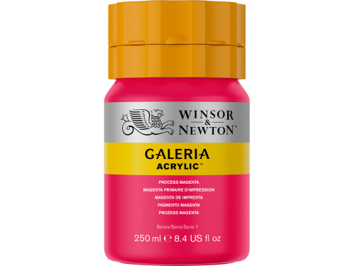 Farba akrylowa Galeria - Winsor & Newton - 533, Process Magenta, 250 ml
