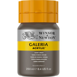 Acrylic paint Galeria - Winsor & Newton - 076, Burnt Umber, 250 ml