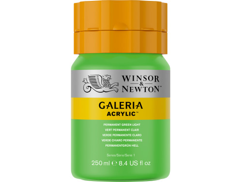 Acrylic paint Galeria - Winsor & Newton - 483, Permanent Green Light, 250 ml