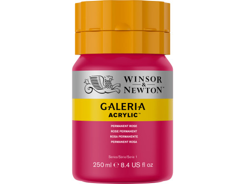 Acrylic paint Galeria - Winsor & Newton - 502, Permanent Rose, 250 ml