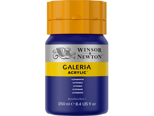 Farba akrylowa Galeria - Winsor & Newton - 660, Ultramarine, 250 ml
