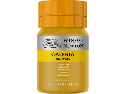 Acrylic paint Galeria - Winsor & Newton - 744, Yellow Ochre, 250 ml