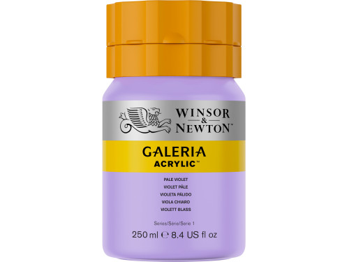 Farba akrylowa Galeria - Winsor & Newton - 444, Pale Violet, 250 ml