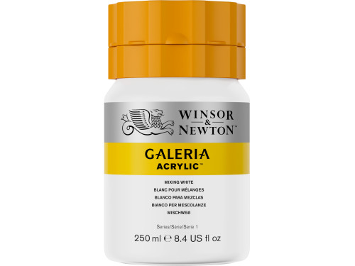 Acrylic paint Galeria - Winsor & Newton - 415, Mixing White, 250 ml