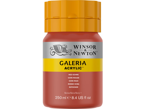 Farba akrylowa Galeria - Winsor & Newton - 564, Red Ochre, 250 ml