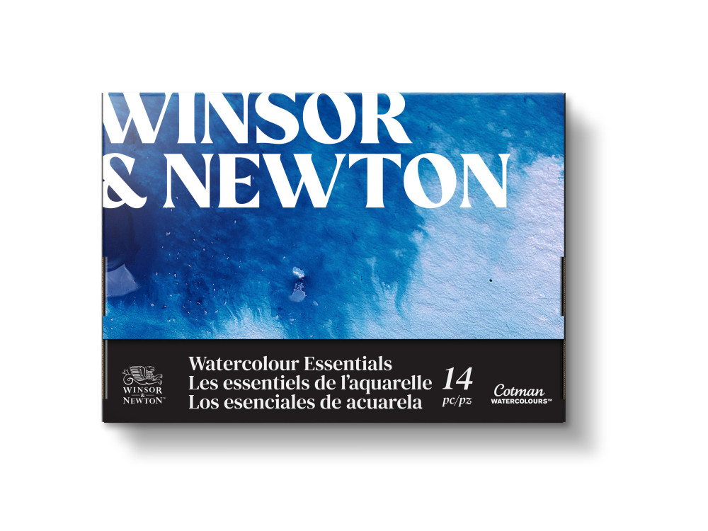 Zestaw farb akwarelowych Cotman - Winsor & Newton - 14 szt.