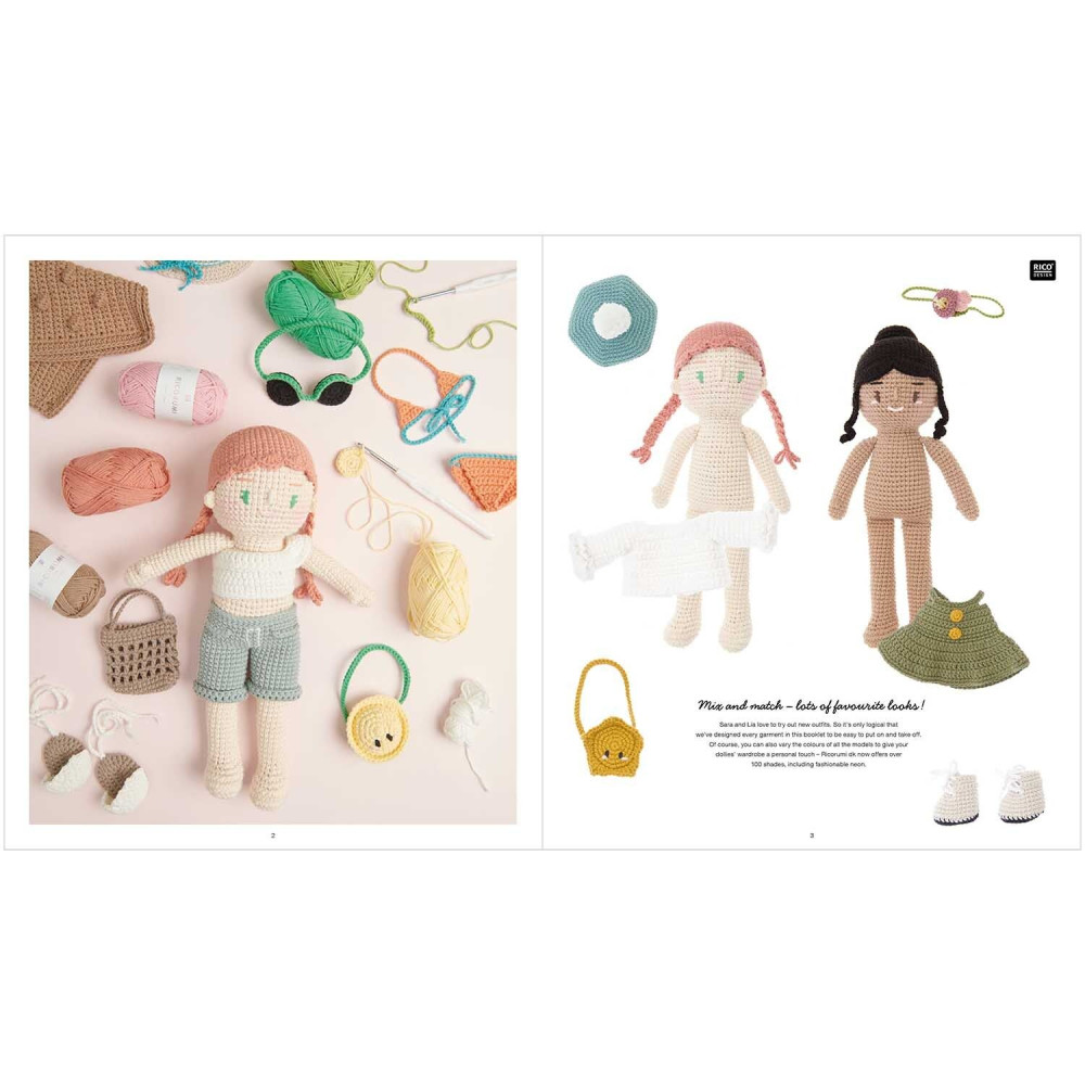 Booklet, instructions Ricorumi - Rico Design - Dollies