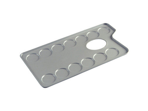 Metal painting palette - Talens - rectangular, 10,6 x 20 cm