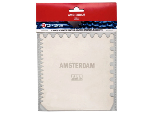 Szpatułka metalowa - Amsterdam - 15 x 15 cm