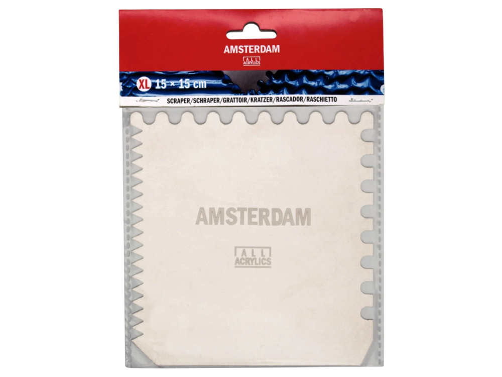Szpatułka metalowa - Amsterdam - 15 x 15 cm