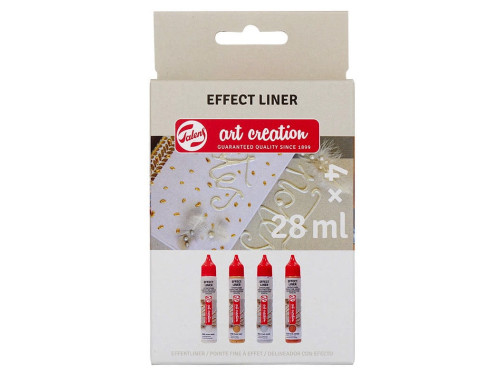 Set of Relief Effect liners - Talens Art Creation - 4 x 28 ml