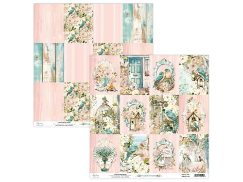 Papier do scrapbookingu 30,5 x 30,5 cm - Mintay - Winged Melodies 06