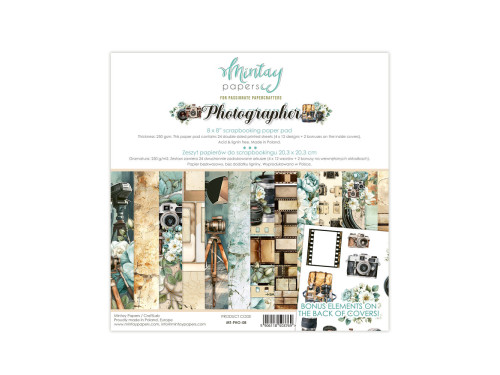 Set of scrapbooking papers 15,2 x 15,2 cm - Mintay - Photographer