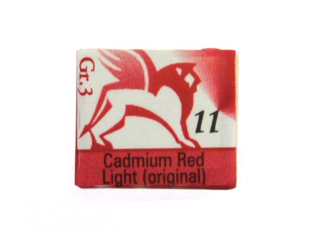 Akwarele w półkostkach - Renesans - 11, cadmium red light, 1,5 ml