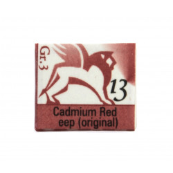 Akwarele w półkostkach - Renesans - 13, cadmium red deep, 1,5 ml